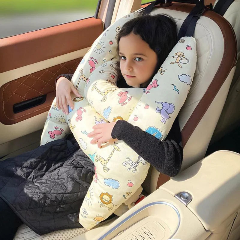 Almohada de Viaje en Forma de H – Confort y Descanso Seguro para Niños