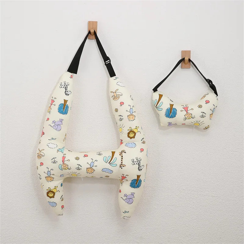 Almohada de Viaje en Forma de H – Confort y Descanso Seguro para Niños