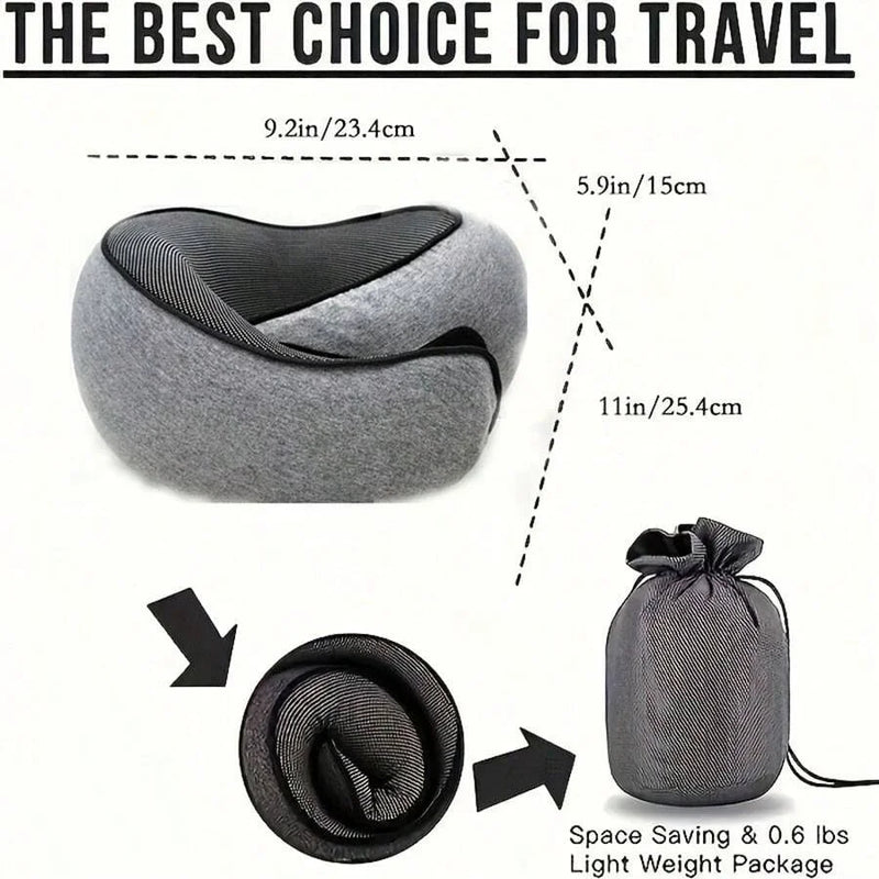 Almohada de Viaje en U – Confort Total para tus Momentos de Descanso